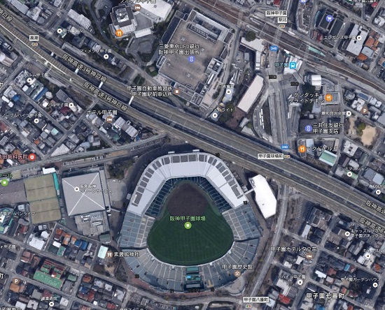 甲子園球場周辺マップ①