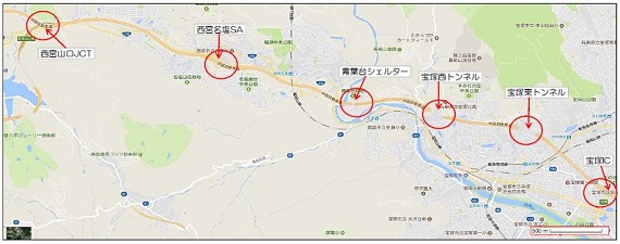 中国自動車道マップ①