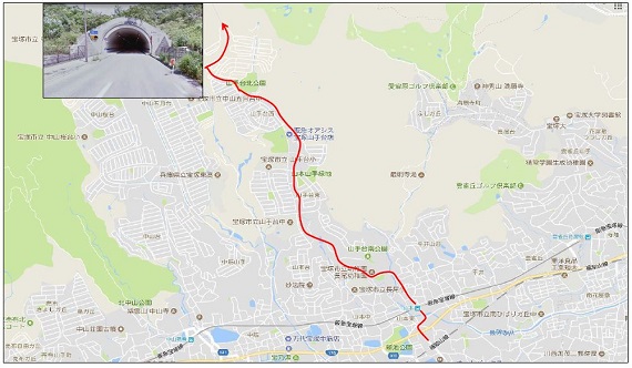 中国自動車道回避ルート