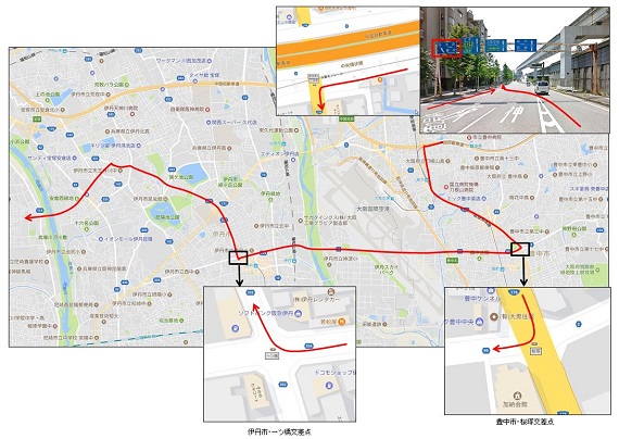 中国道豊中からの回避