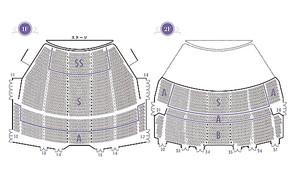宝塚大劇場座席表①