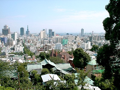 神戸北野天満宮からの景色